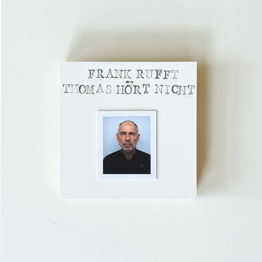 Automatenfoto von Frank Tinnefeld auf Holzplatte